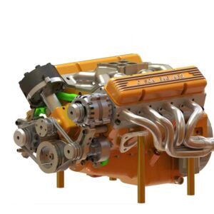 V8 Small-Block OHV, 44 cc – water-cooled 4-stroke gasoline engine