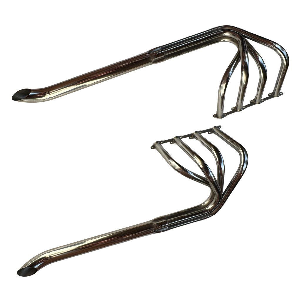 Scarico Side Pipe - progettato per motore CISON V8 Small-Block
